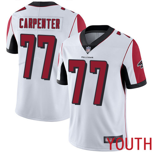 Atlanta Falcons Limited White Youth James Carpenter Road Jersey NFL Football 77 Vapor Untouchable